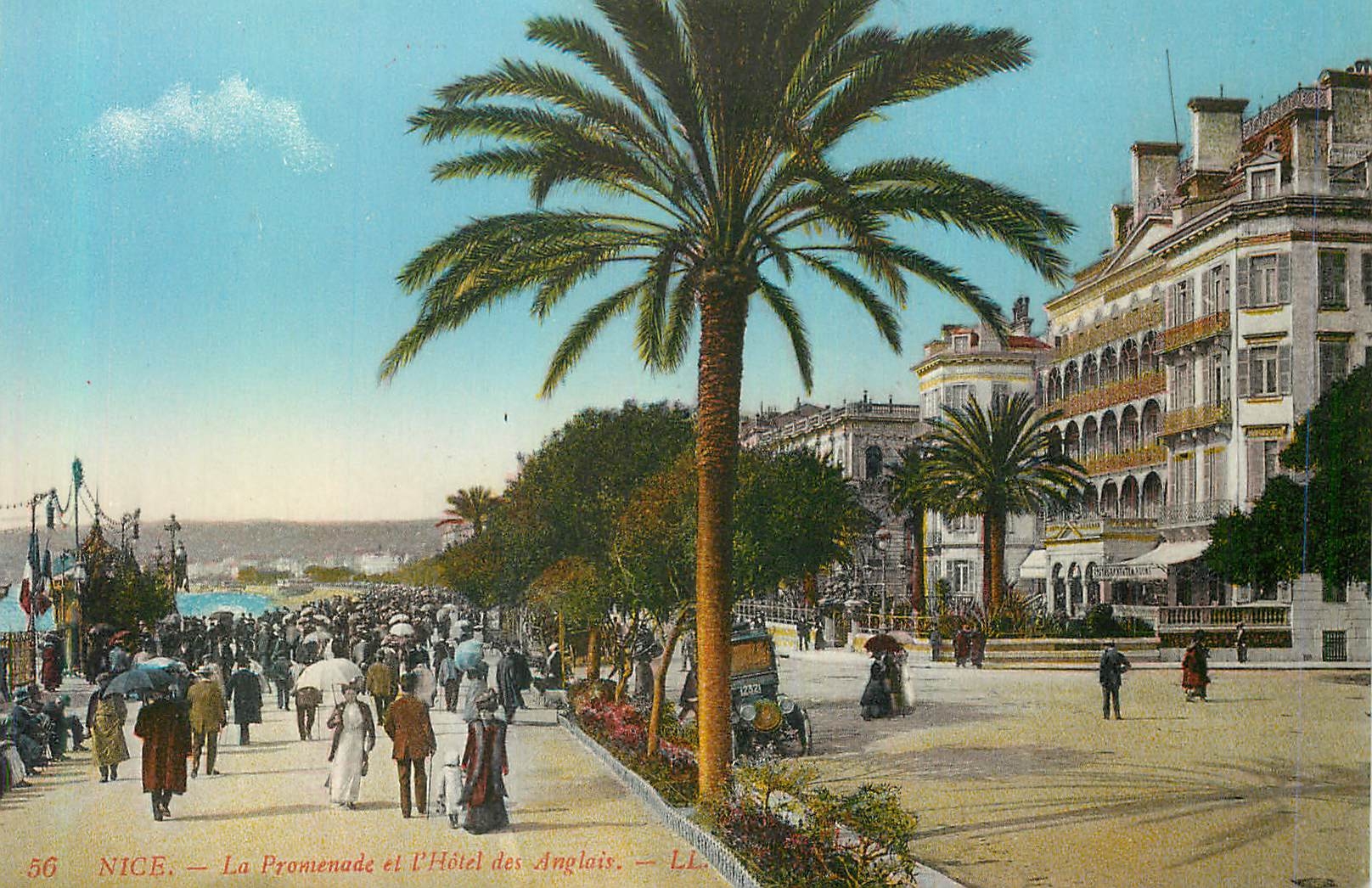 CPA Nice La Promenade et l'Hotel des Anglais