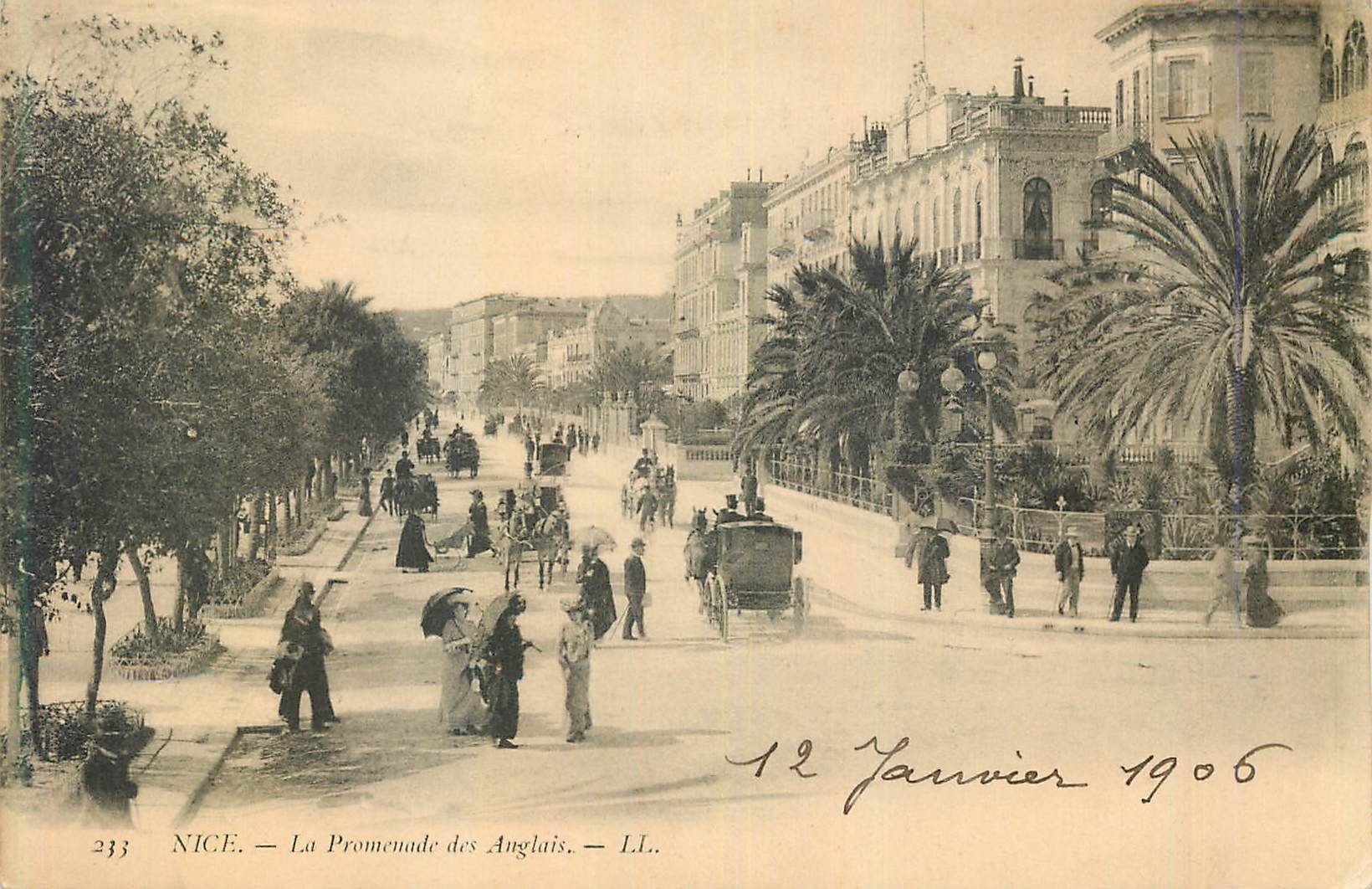 CPA Nice La Promenade des Anglais