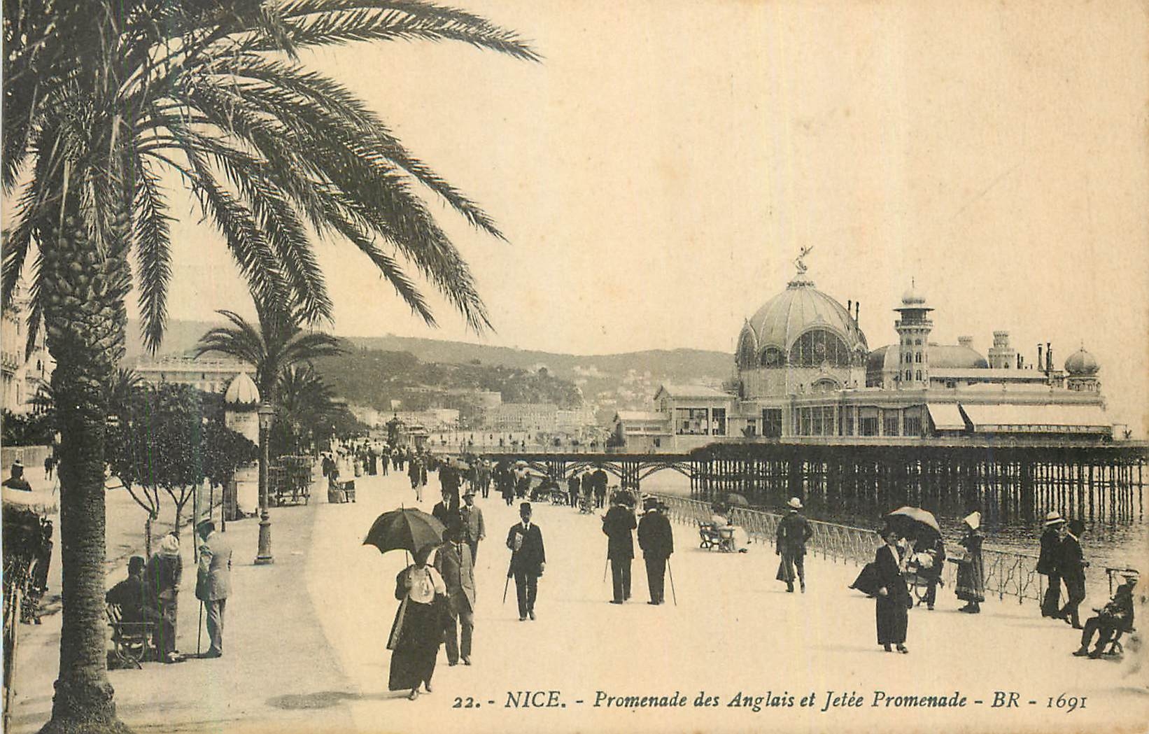 CPA Nice Promenade des Anglais et Jetee Promenade