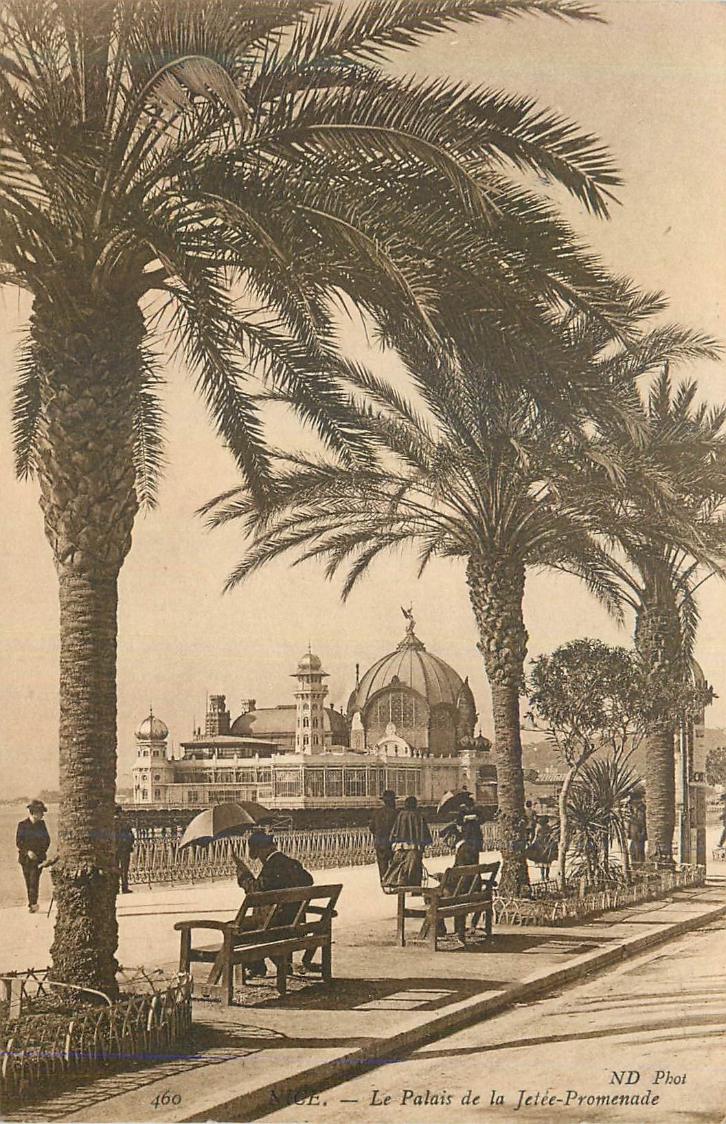 CPA Nice Le Palais de la Jetee Promenade