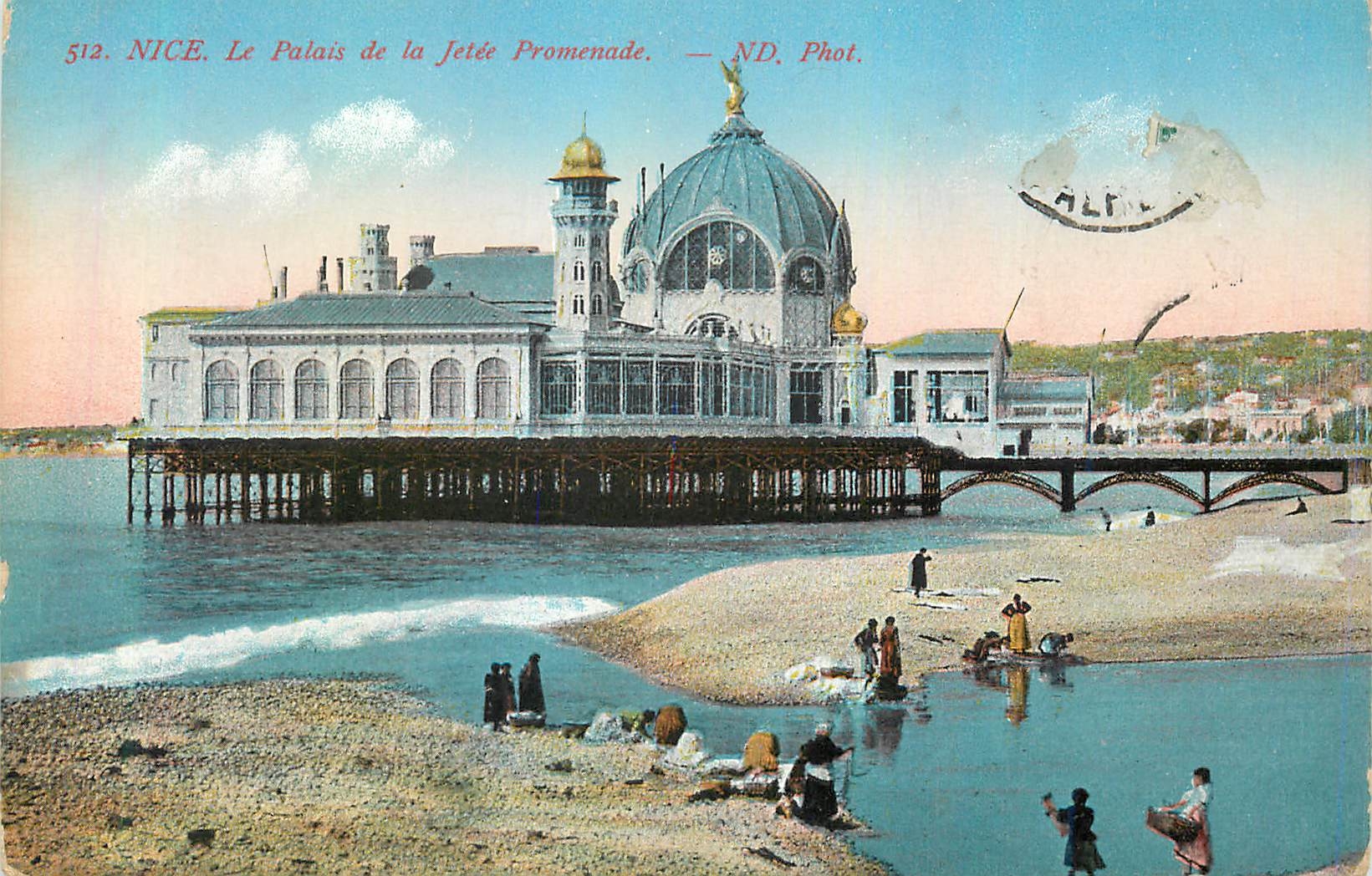 CPA Nice Le Palais de la Jetee Promenade