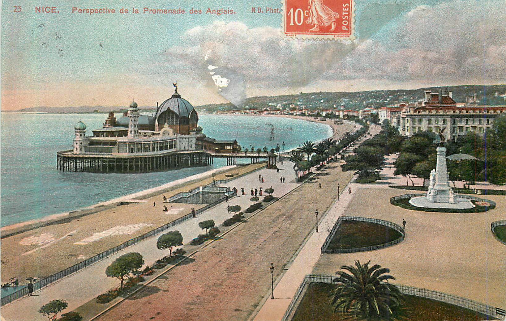CPA Nice Perspective de la Promenade des Anglais
