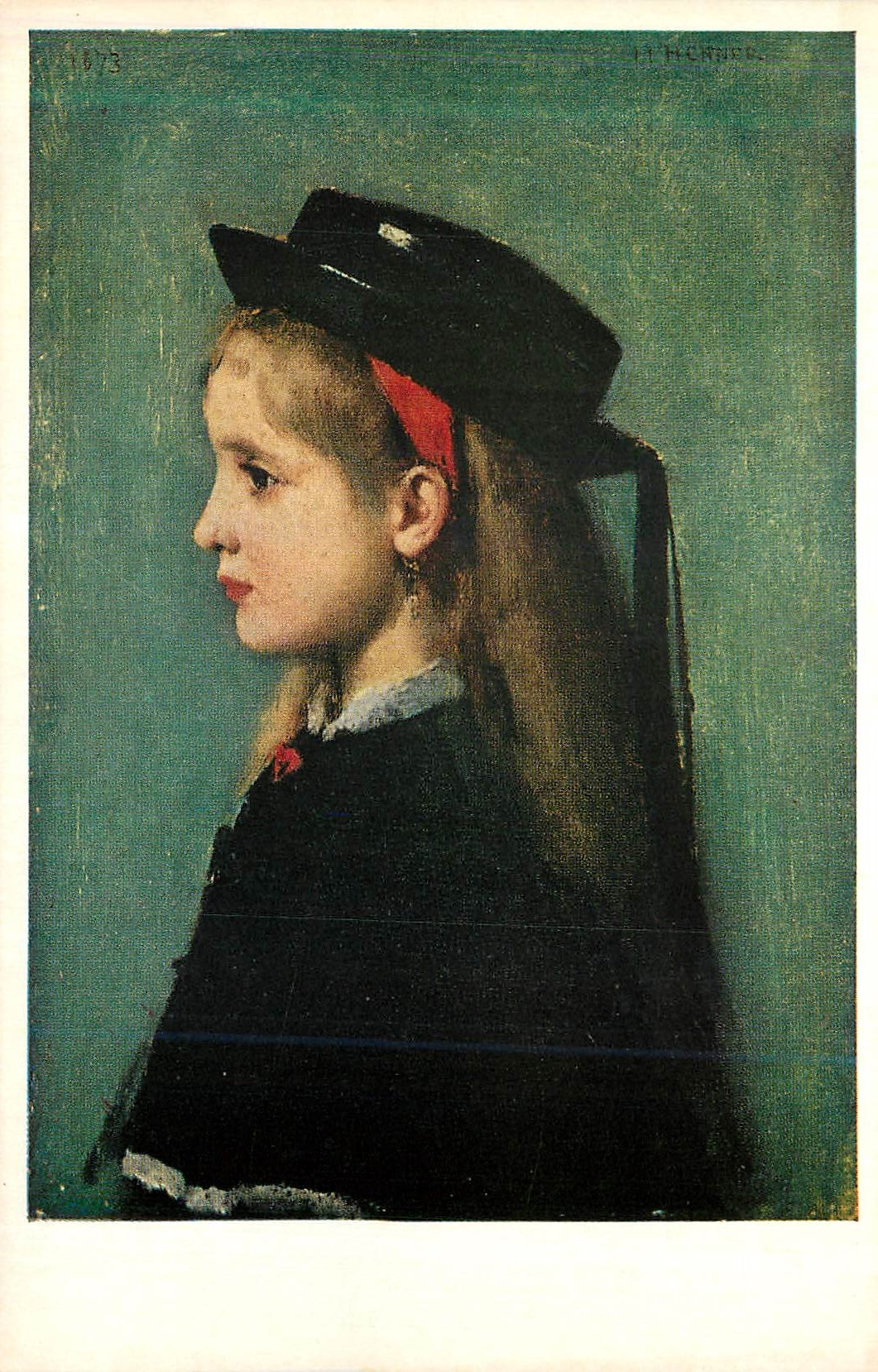 CPA National Gallery of Art Washington D C Alsatian Girl By Henner (1829 1905)