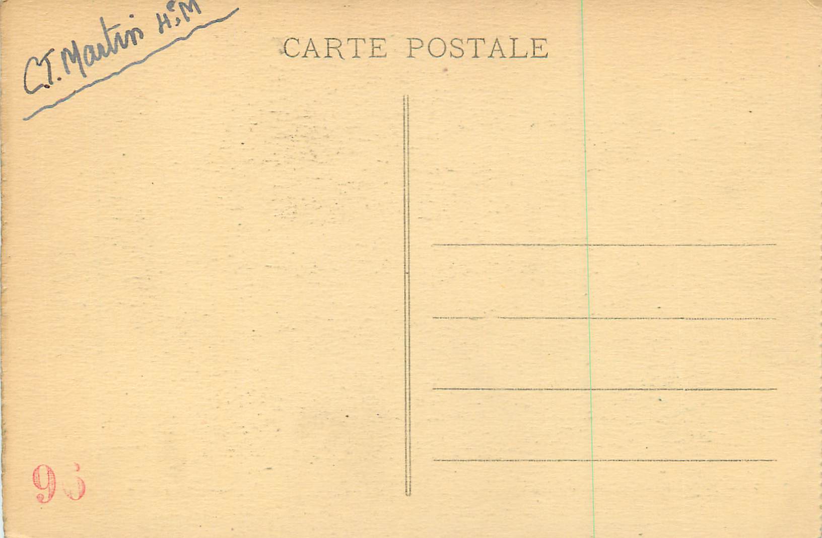 CPA Aven Armand Causse Mejean (Lozere) Ensemble de la Foret Vierge — Rückseite