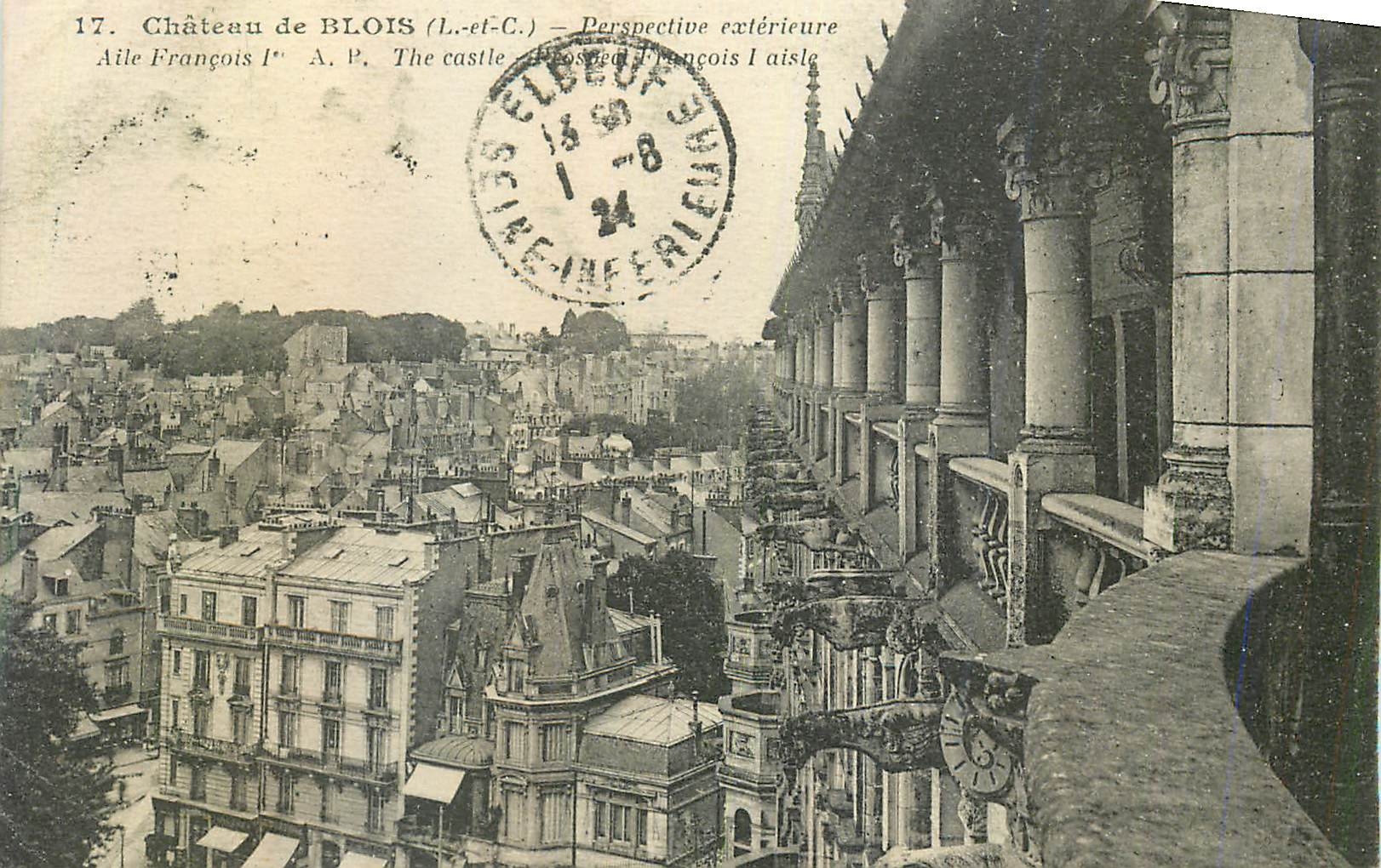 CPA Chateau de Blois (L et C) Perspective Exterieure