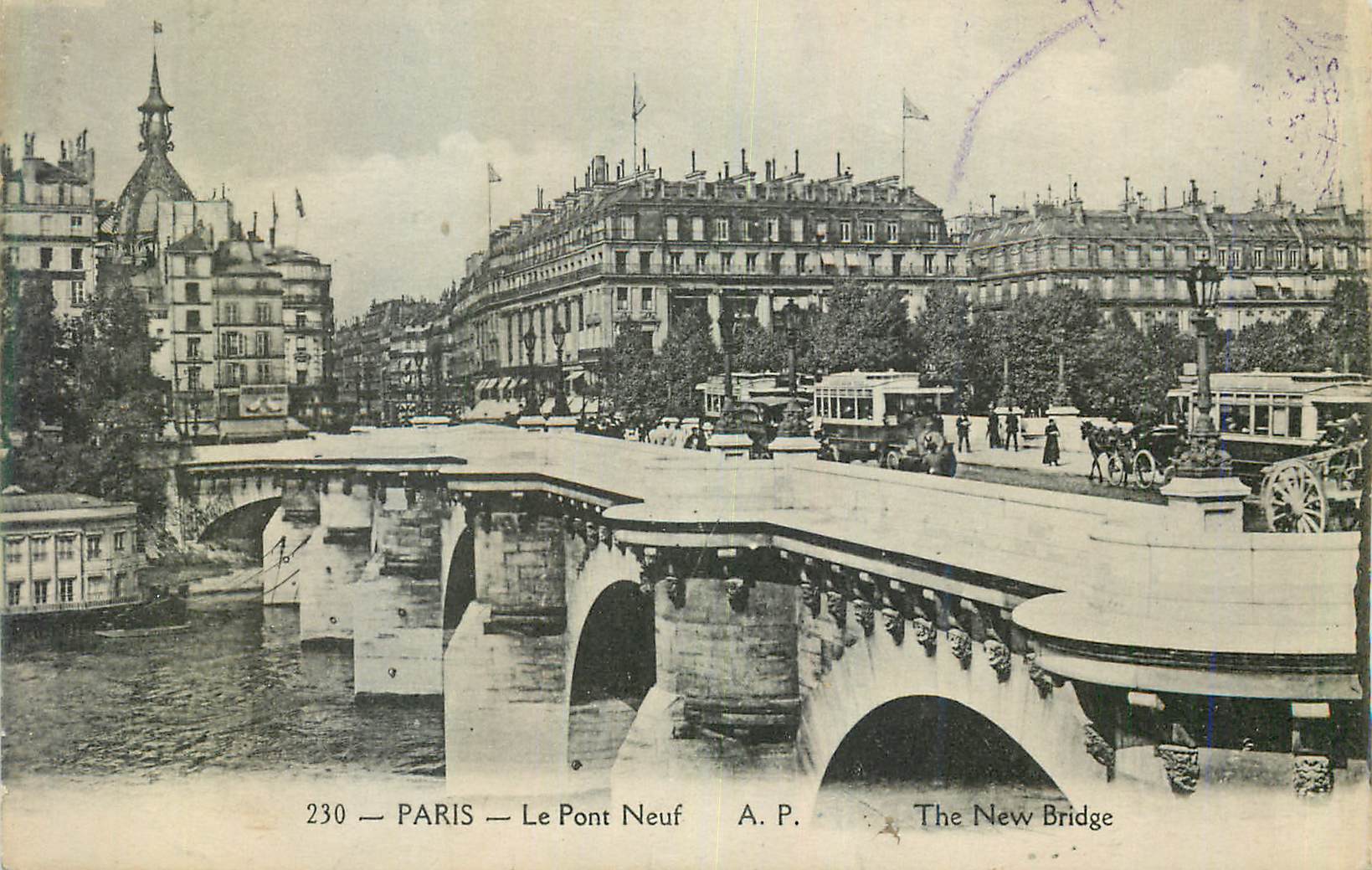 CPA Paris Le Pont Neuf