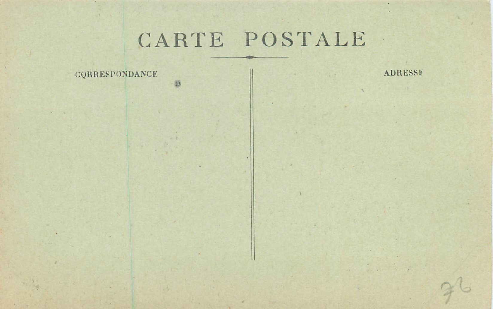 CPA Lyon L'Eglise St Nizier La Portique — Rückseite