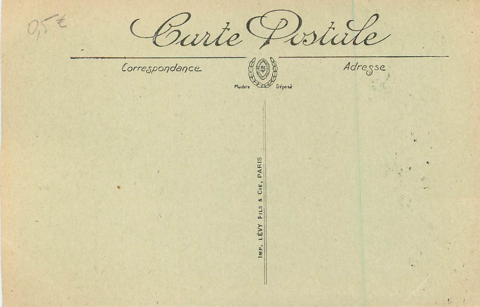 CPA Lyon La Prefecture — Rückseite
