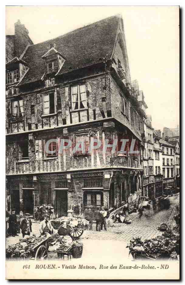 Rouen - Vielle maison - Rue des Eaux de Robec - CPA 