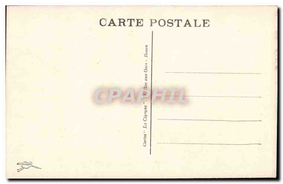 Rouen - Vielle maison - Sur l'aubette - CPA  — Rückseite