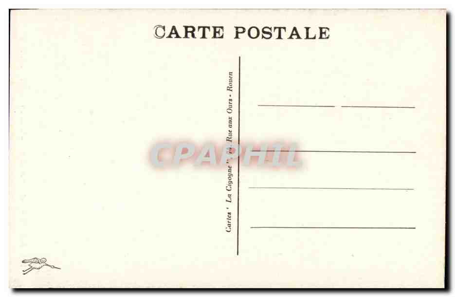 Rouen - le Christ et le Plafond du Palais de Justice - CPA  — Rückseite