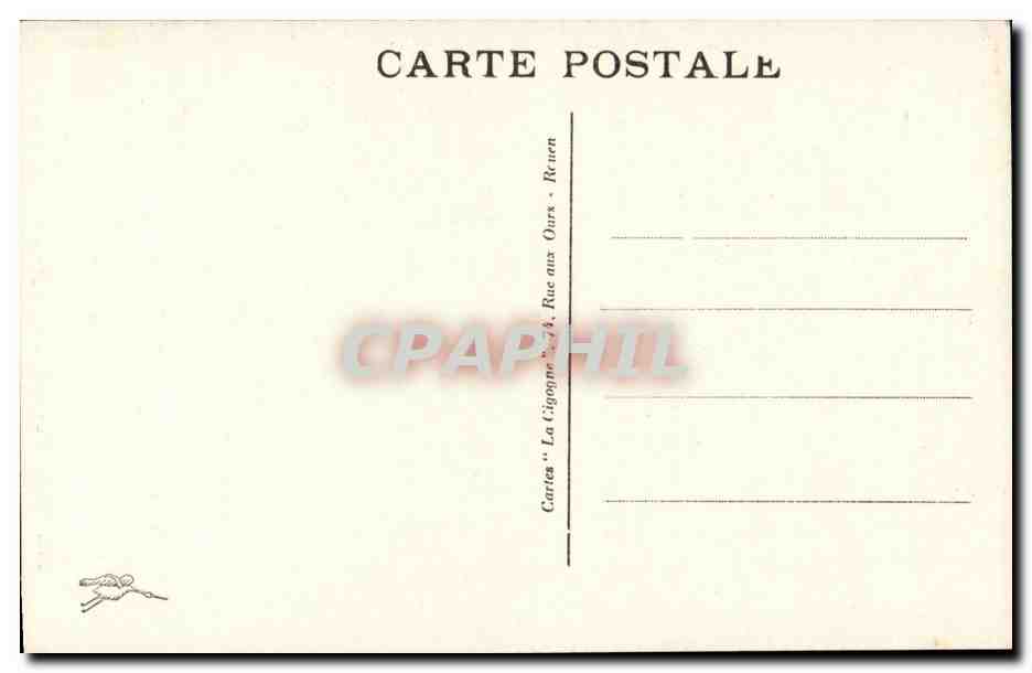 Rouen - la Grosse Horoge Details du Cadran - CPA  — Rückseite