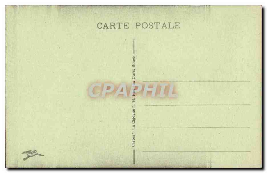 Rouen - Monument de la Victoire - CPA  — Verso