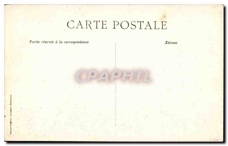 Bordeaux - Cathedrale St Andre Portail Sud - CPA  — Verso