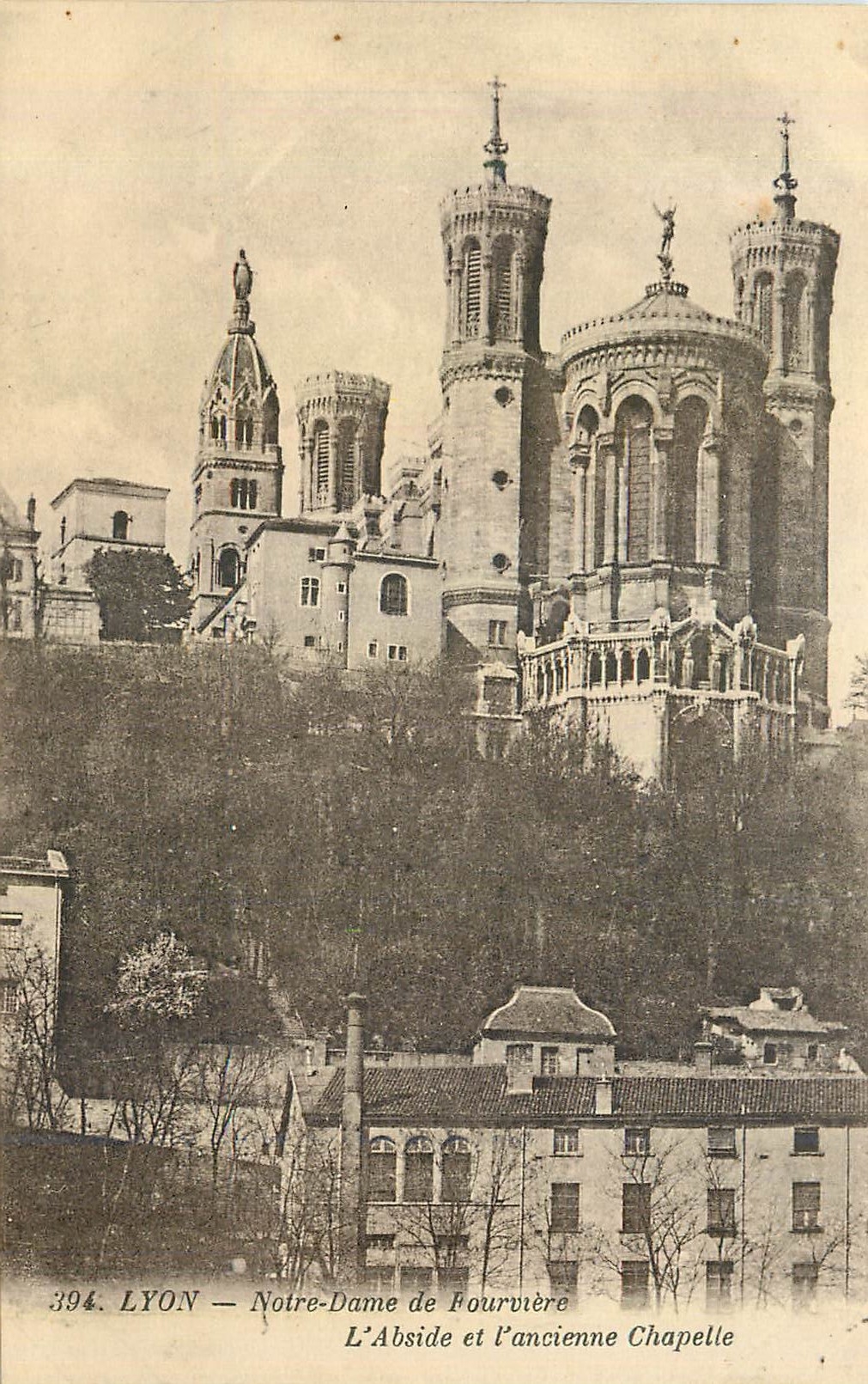 CPA Lyon Notre Dame de la Fourviere L'Abside et l'Ancienne Chapelle