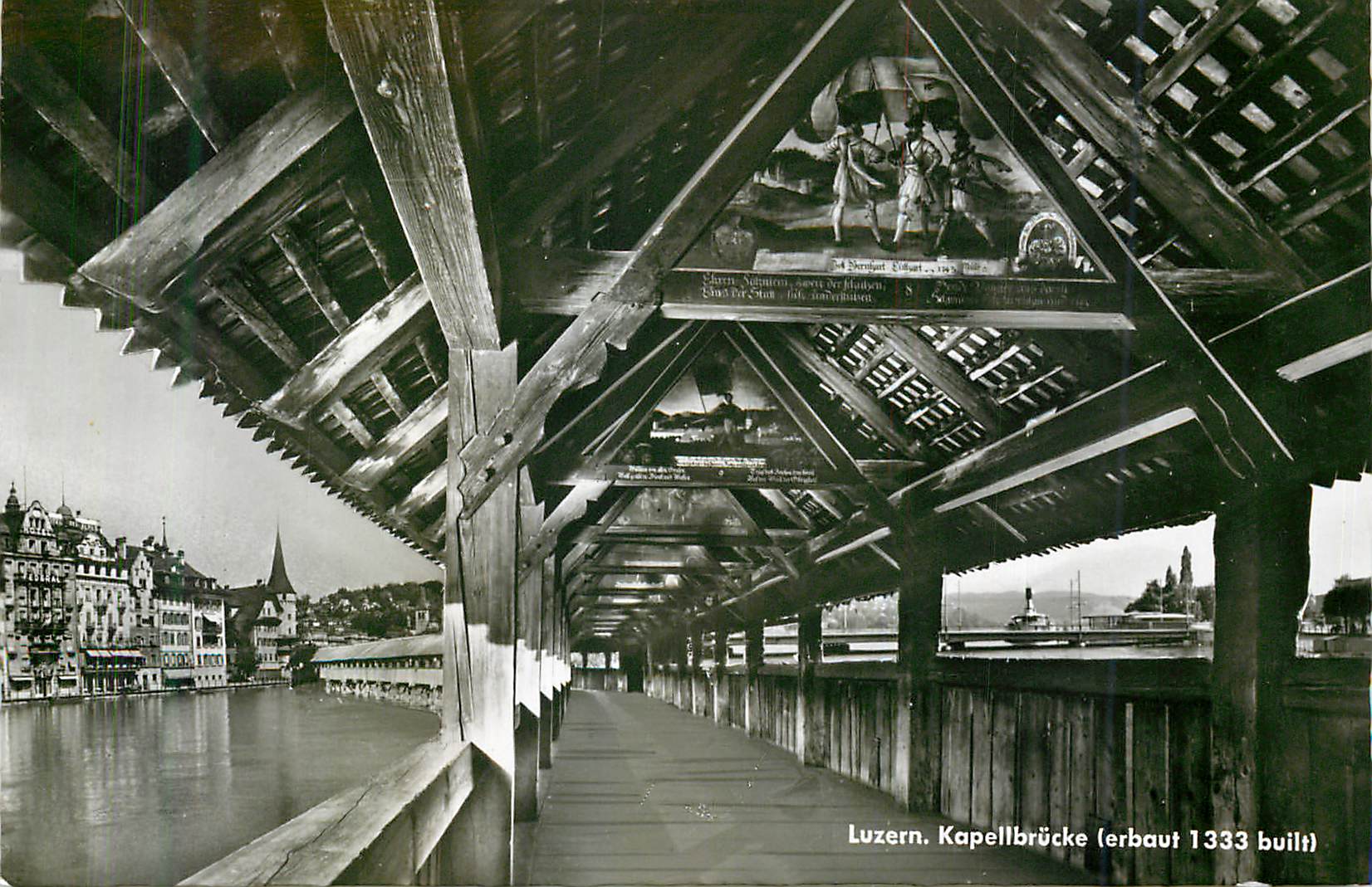 CPM Luzern Kapellbrucke (erbaut 1333 Built)