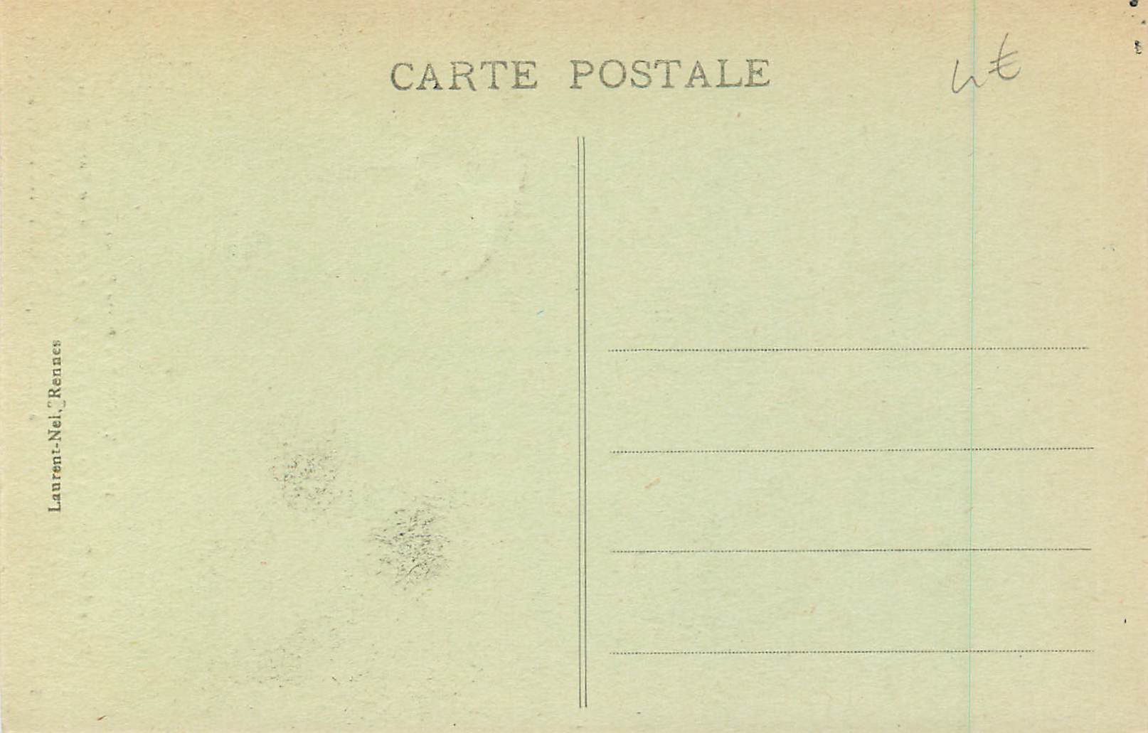 CPA Vannes Porte Prison Porte Saint Pater ou de Saint Petern Porte Avane ou porte prison — Rückseite