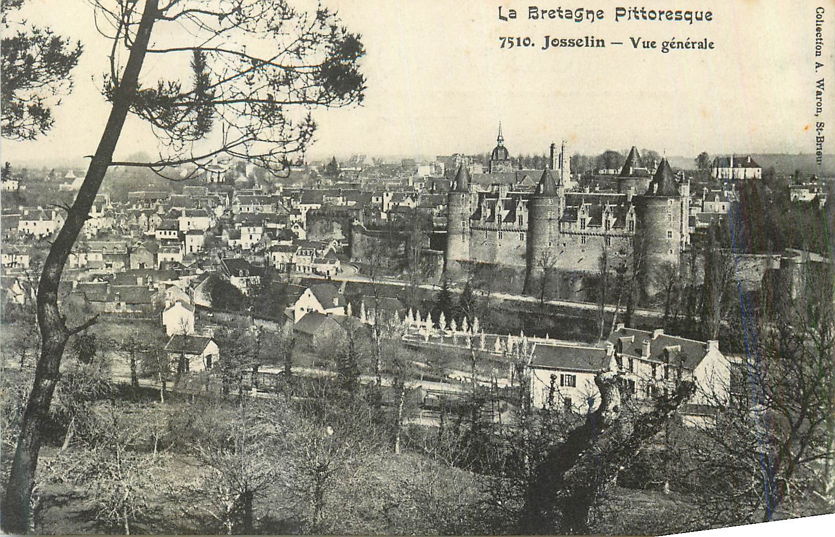 CPA Josselin La Bretagne Pittoresque Vue Generale