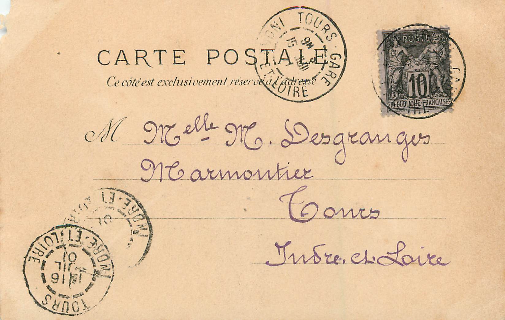 CPA L'Empereur Napoleon 1er Bataille d'Austerlitz 1805 — Rückseite