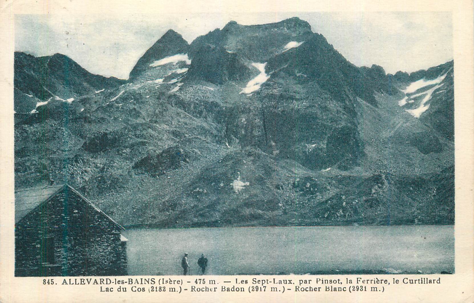 Allevard-les-Bains (Isère) — Lac du Cos et montagnes environnantes — L. Blanc, Phot. Édt., Montmélian