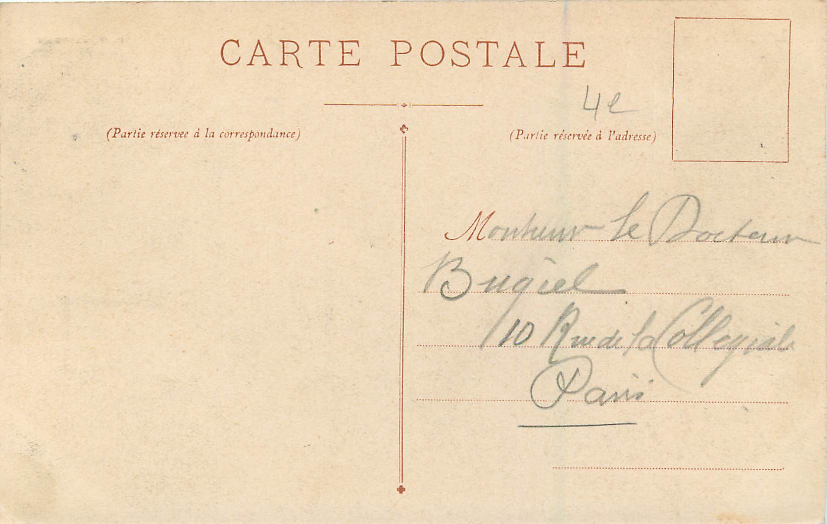 CPA Lourdes Pont Vieux — Verso