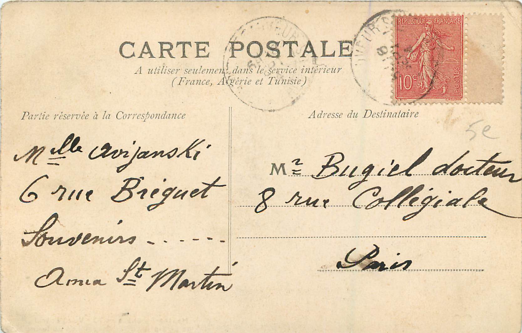 CPA Vue Generale de Luz Hautes Pyrenees Prise de la Chapelle de Soiferino — Verso