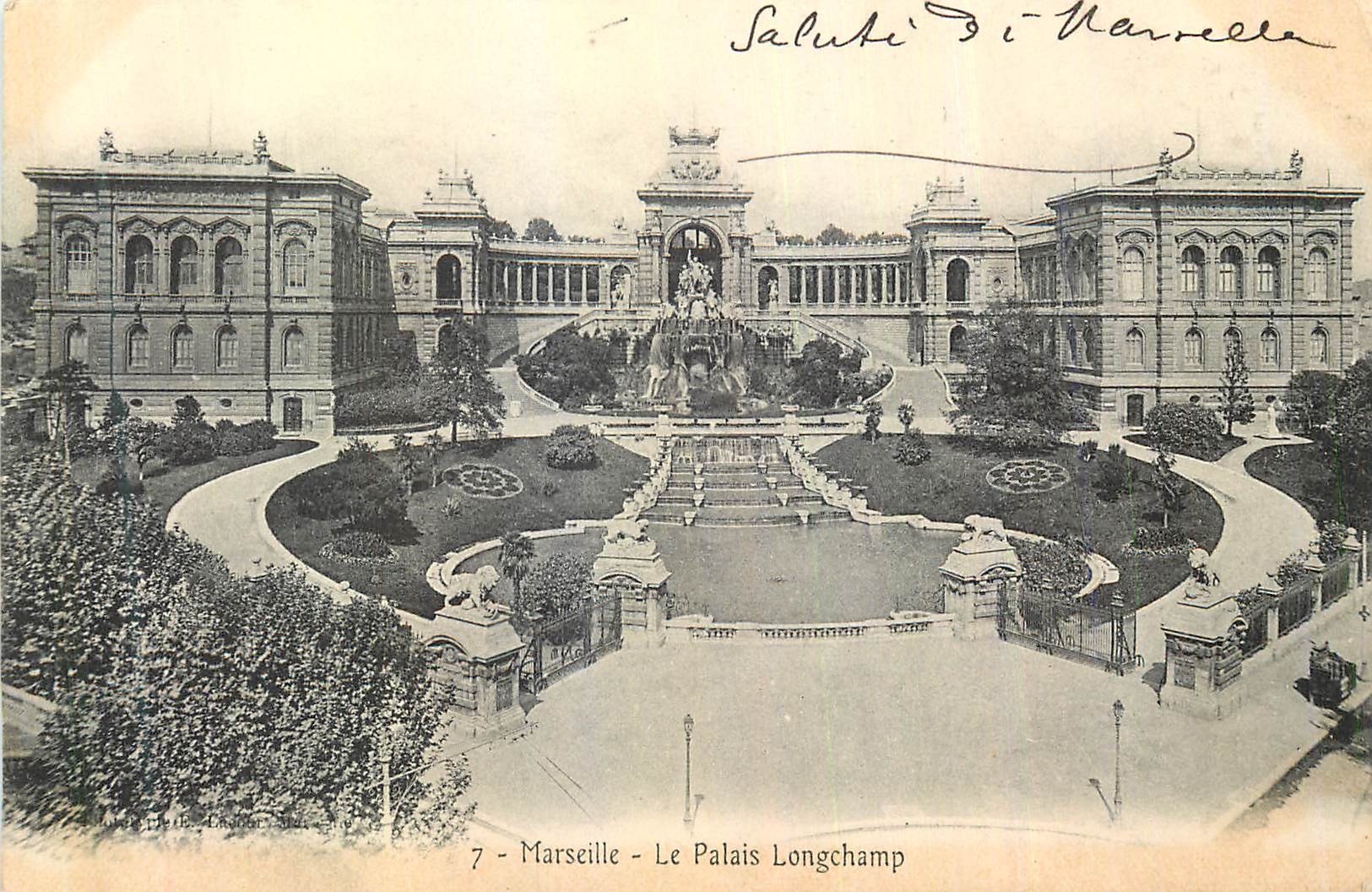 CPA Marseille Le Palais Longchamp
