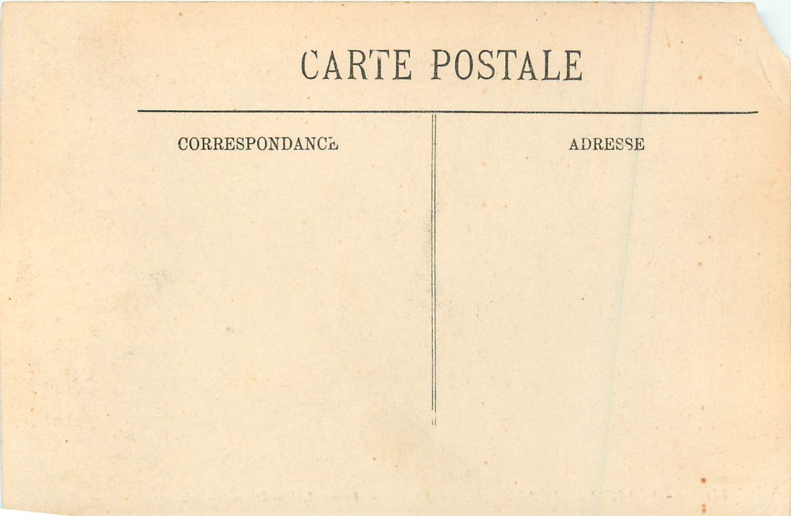 CPA Inondations de Paris (Janvier 1910) Avenue Ledru Rollin — Rückseite