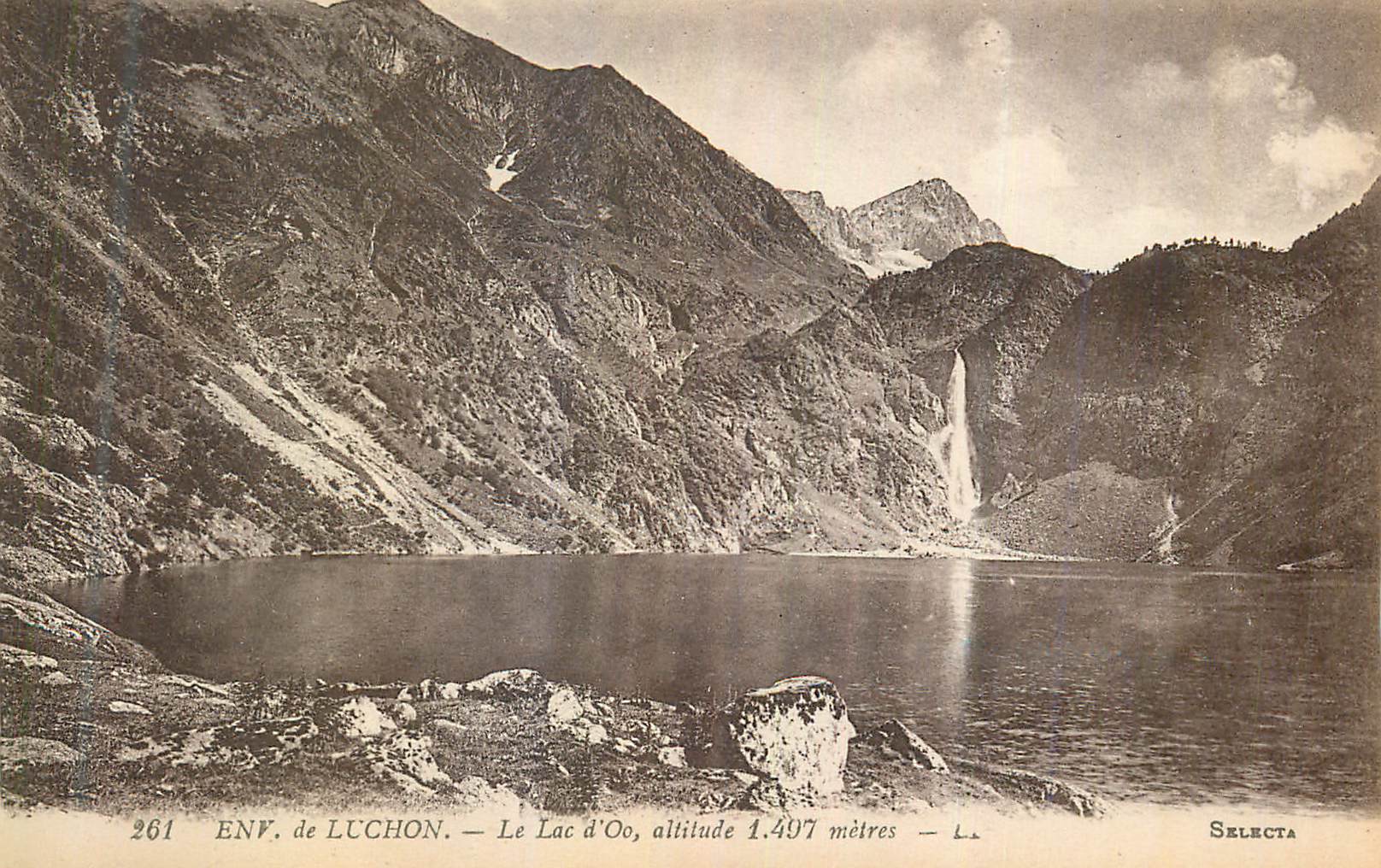 ENV. de LUCHON — Le Lac d'Oo, altitude 1.497 mètres — Selecta
