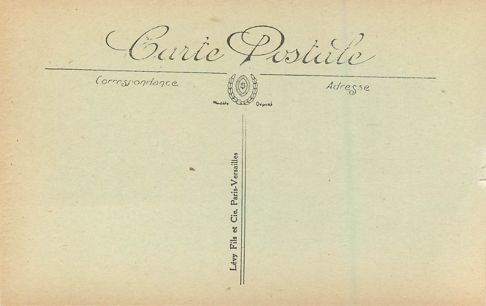 CPA Luchon Vallee du Lys La Rue d'Enfer — Rückseite