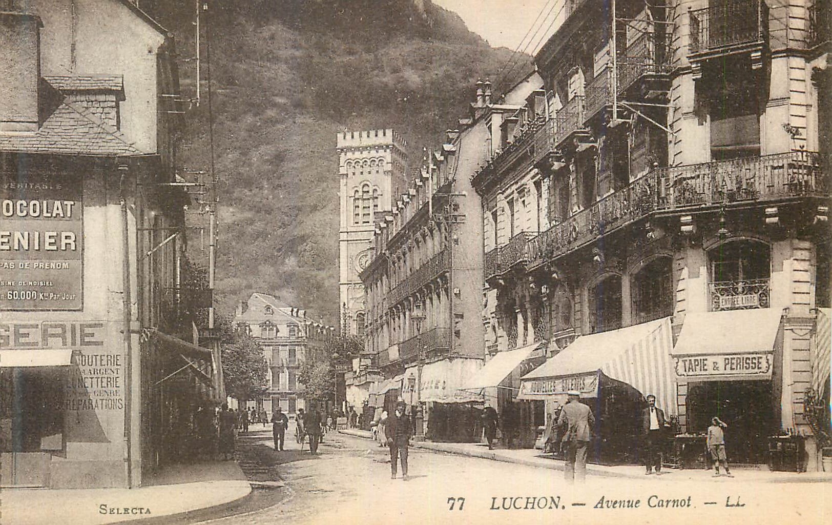 CPA Luchon Avenue Carnot Tapie & Perisse