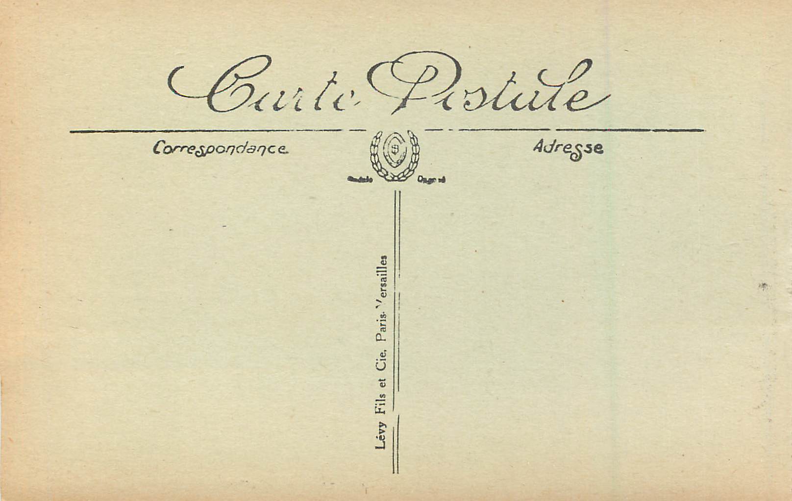 CPA Luchon Avenue Carnot Tapie & Perisse — Verso