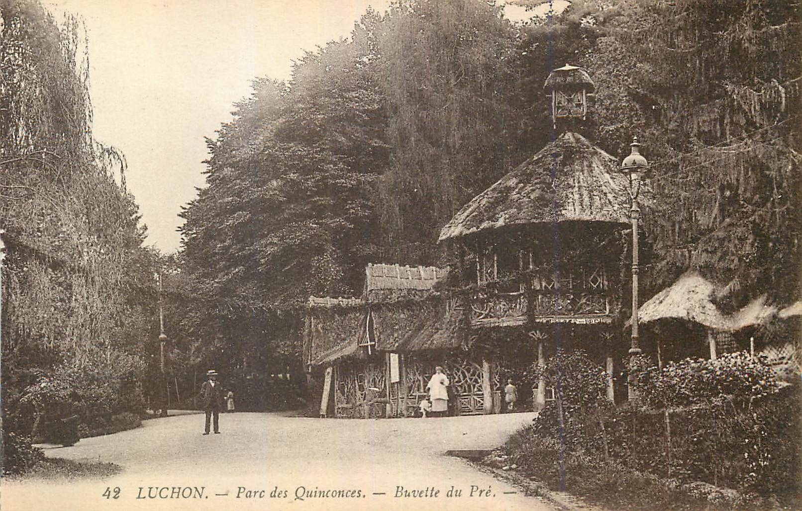 CPA Luchon Parc des Quinconces Buvette du Pre