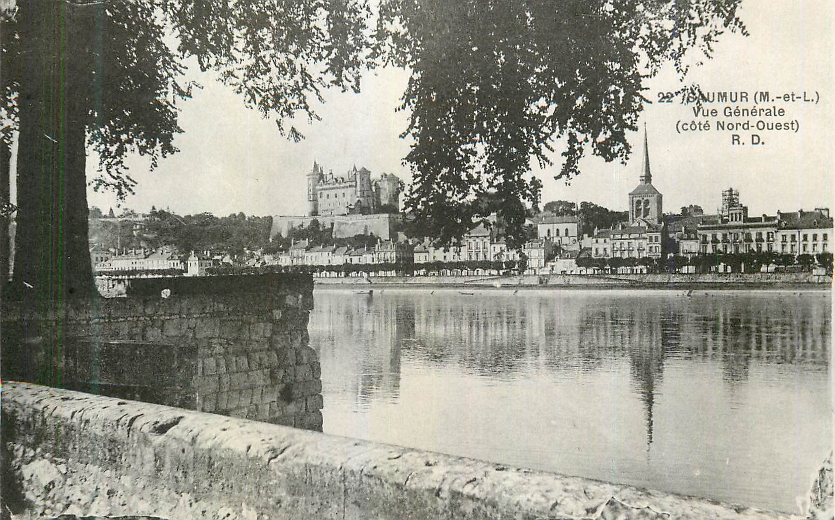 CPA Saumur (M et L) Vue Generale (Cote Nord Ouest)