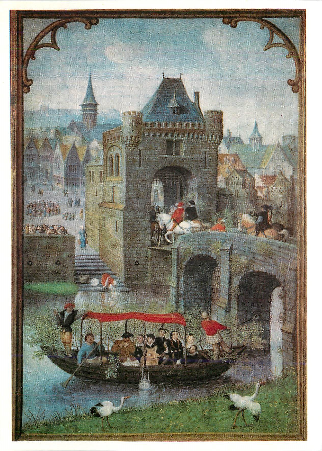 CPM Victoria and Albert Museum A Leaf from the Calendar of a Book of Hours Water Colour