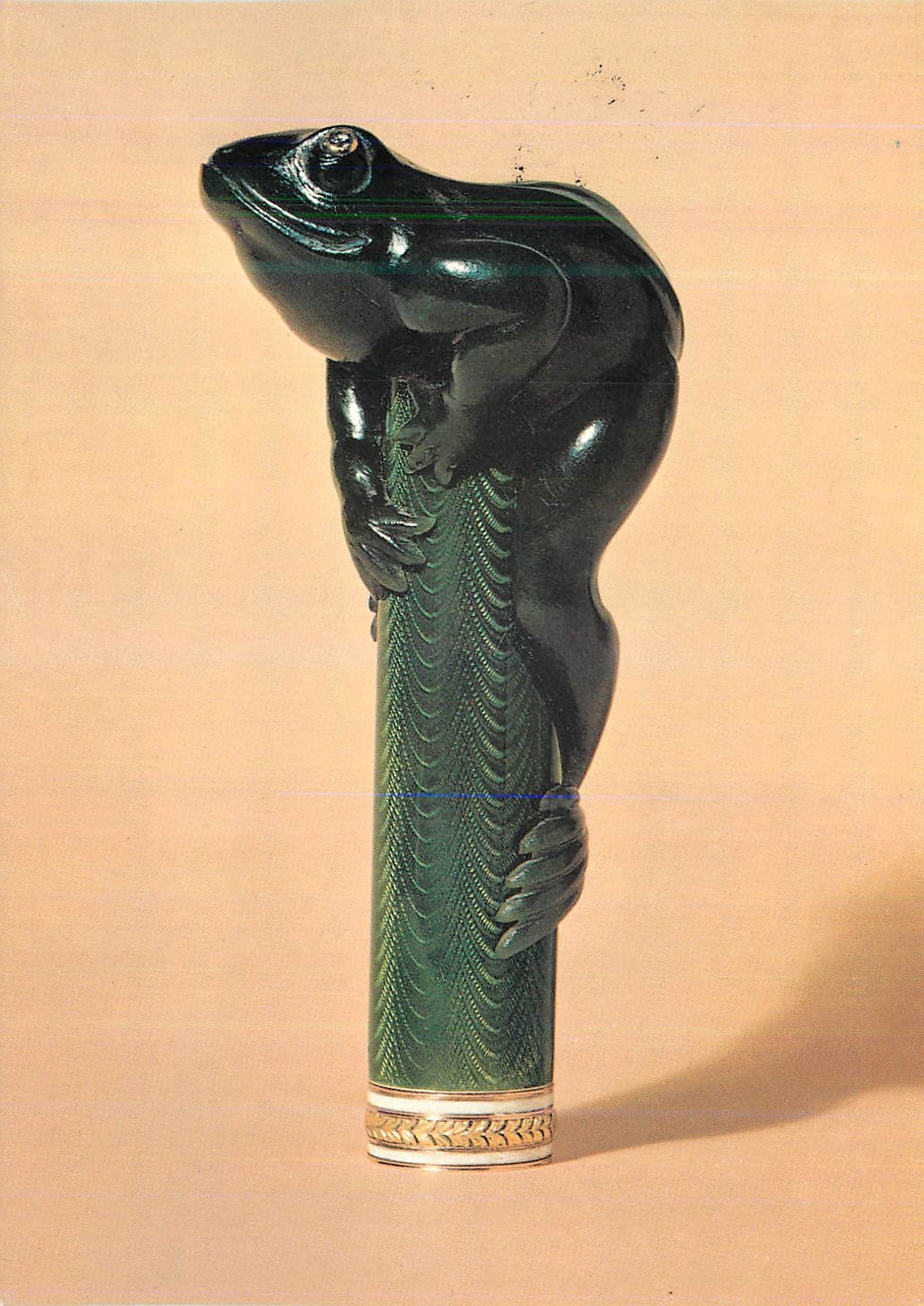 CPM Victoria and Albert Museum Parasol Handle with frog Carl Faberge (1846 1920)