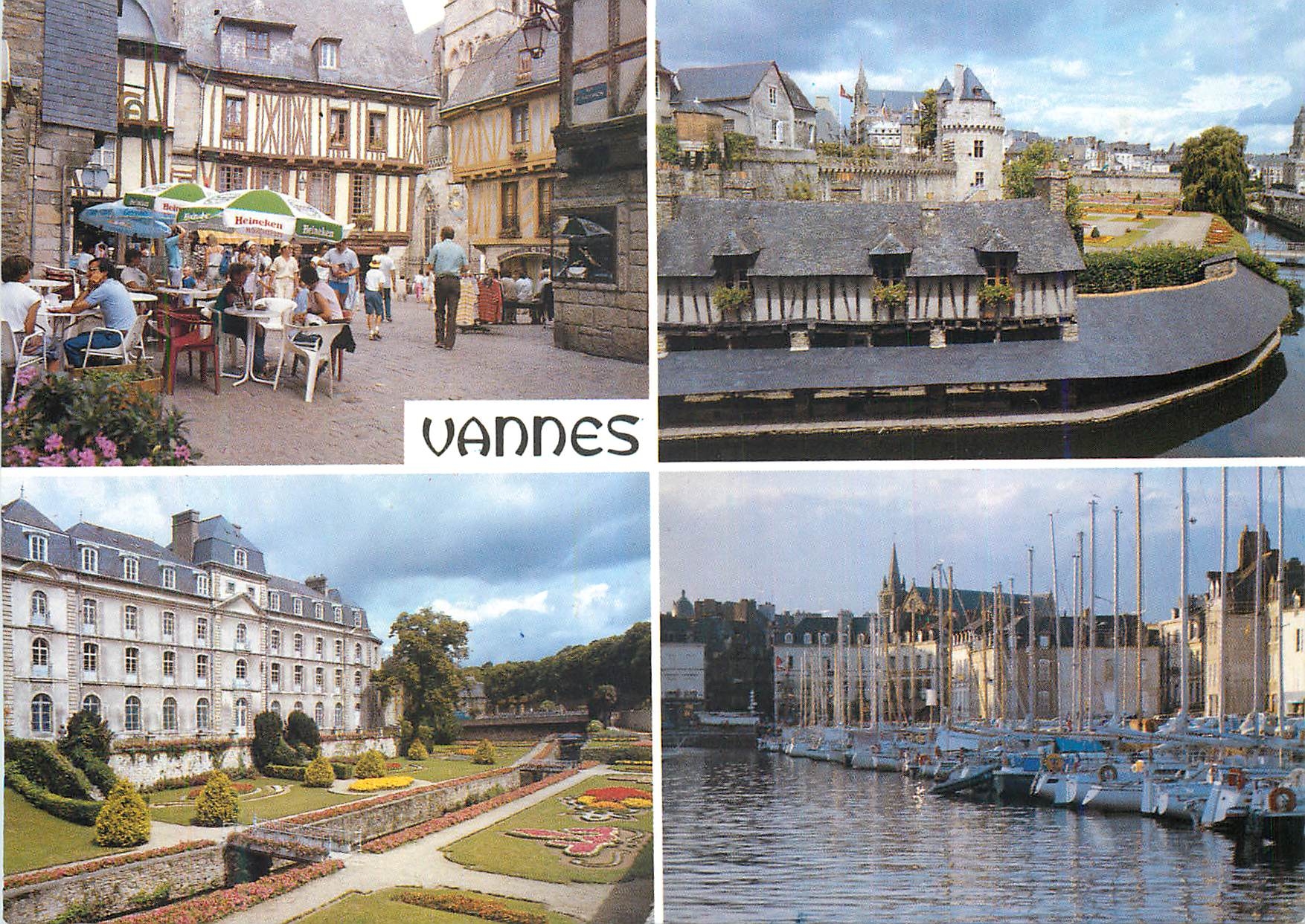 Vannes — quartiers et port — Édition Art.JOS, Le Département de la Bretagne Sud