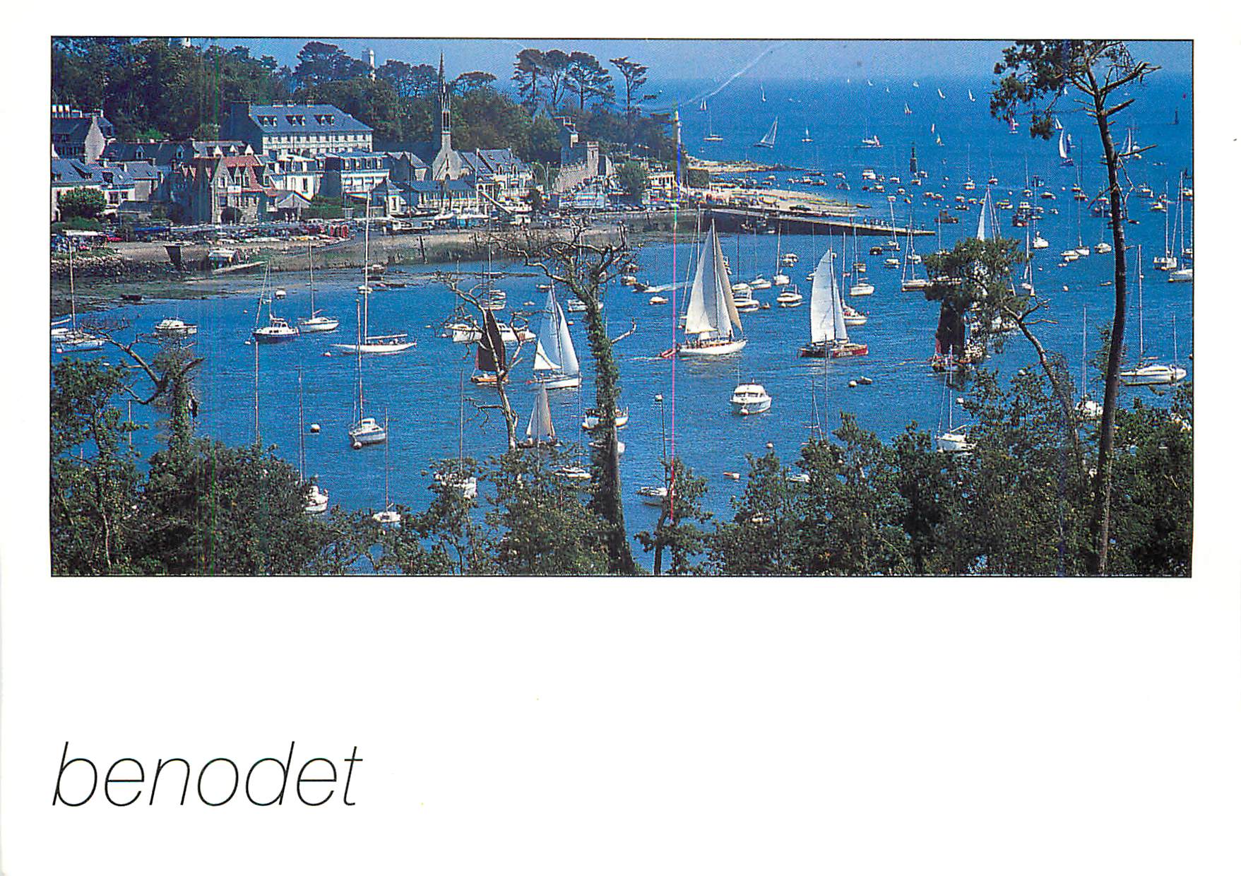 CPA Benodet (Finistere) le Port et l'Estuaire de l'Odet Couleurs de Bretagne