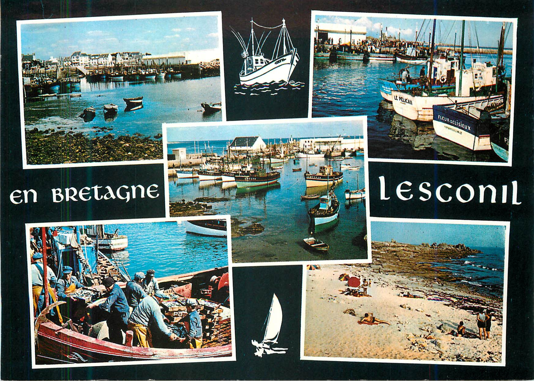 CPA Lesconil les Ports de Peche la Bretagne Pittoresque