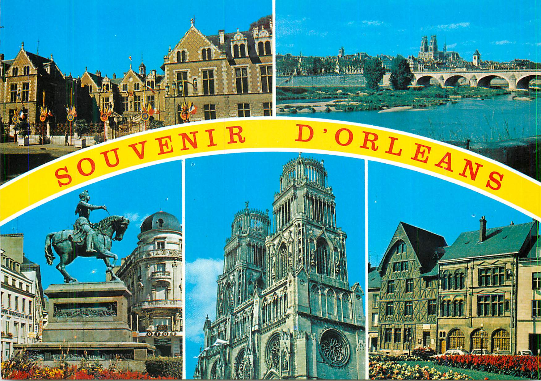 CPA Orleans (Loiret) l'Hotel de Ville la Loire