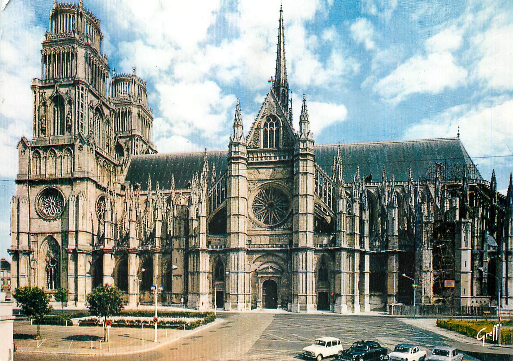 CPM Orleans (Loiret) la Cathedrale Ste Croix