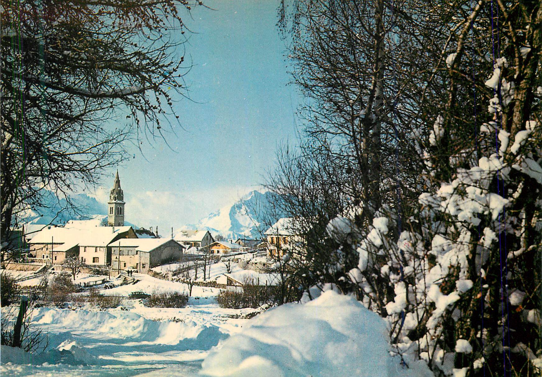 Anselles — Village sous la neige — Éditions des Alpes