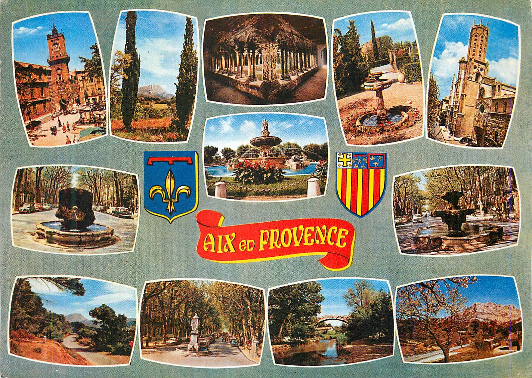 CPM Aix en Provence (B du R) la Cite du Roy Rene Souvenir