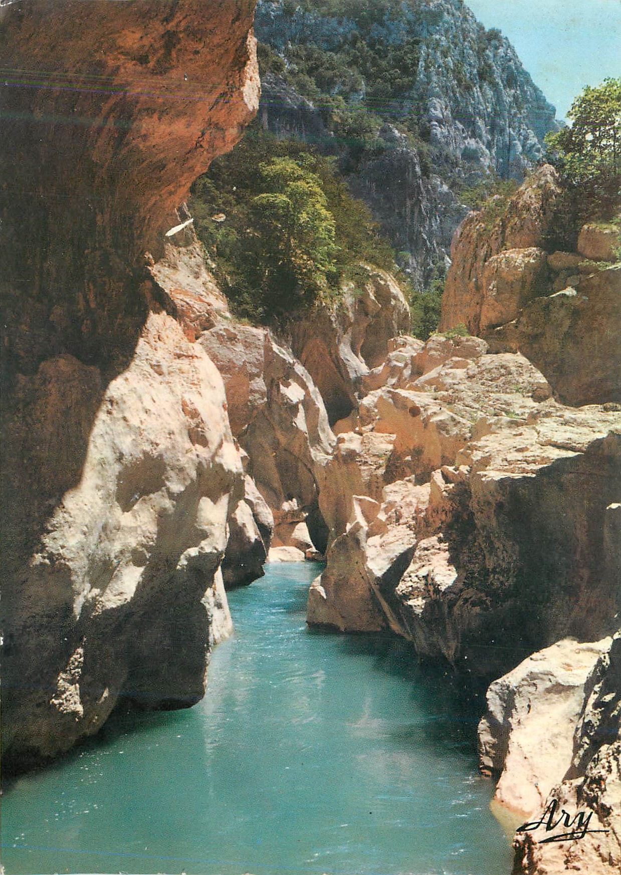 CPM Les Gorges Pittoresques du Verdon Au Fond des Gorges