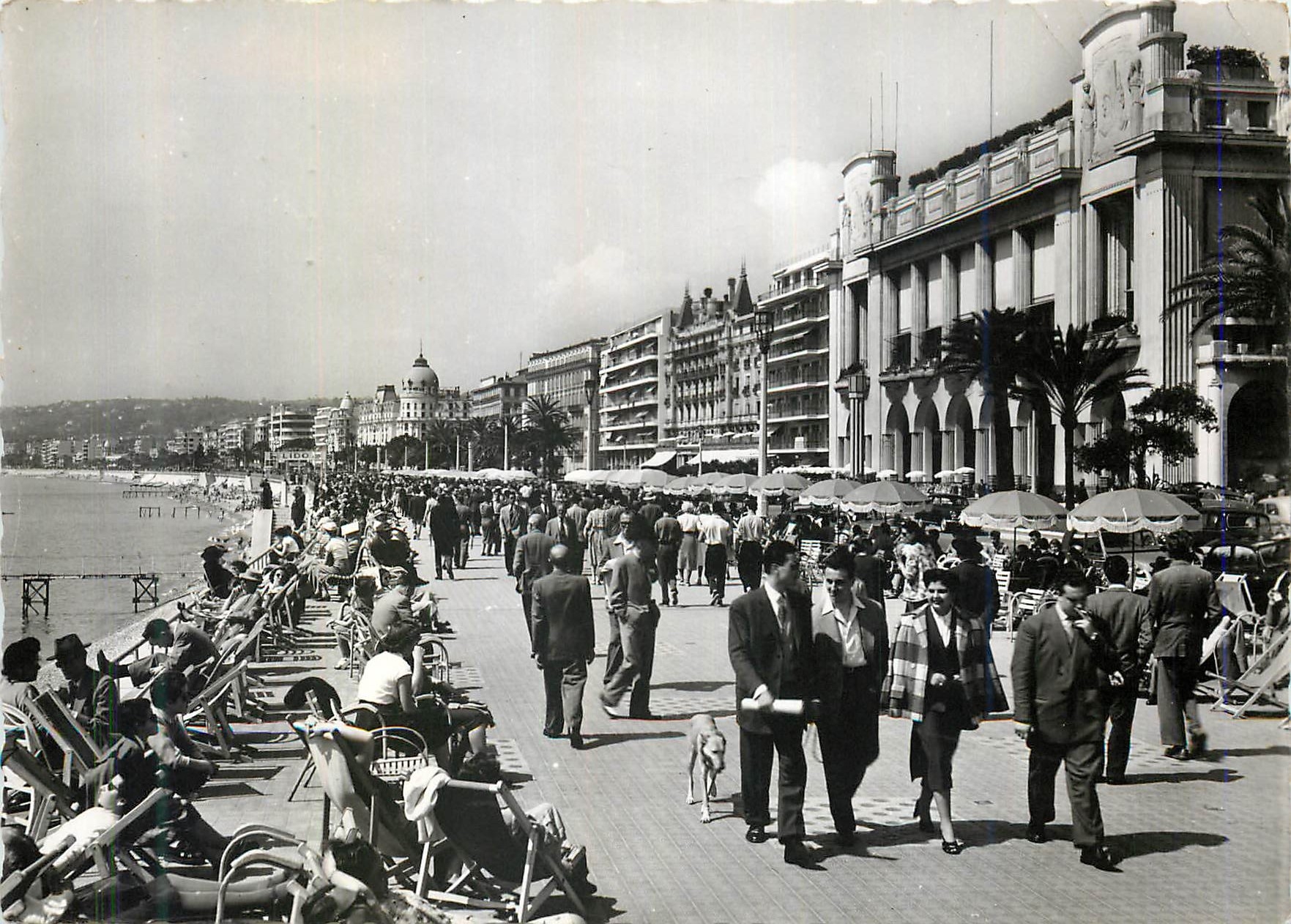 CPM Nice Un Coin de la Promenade Palais de la Mediterranee