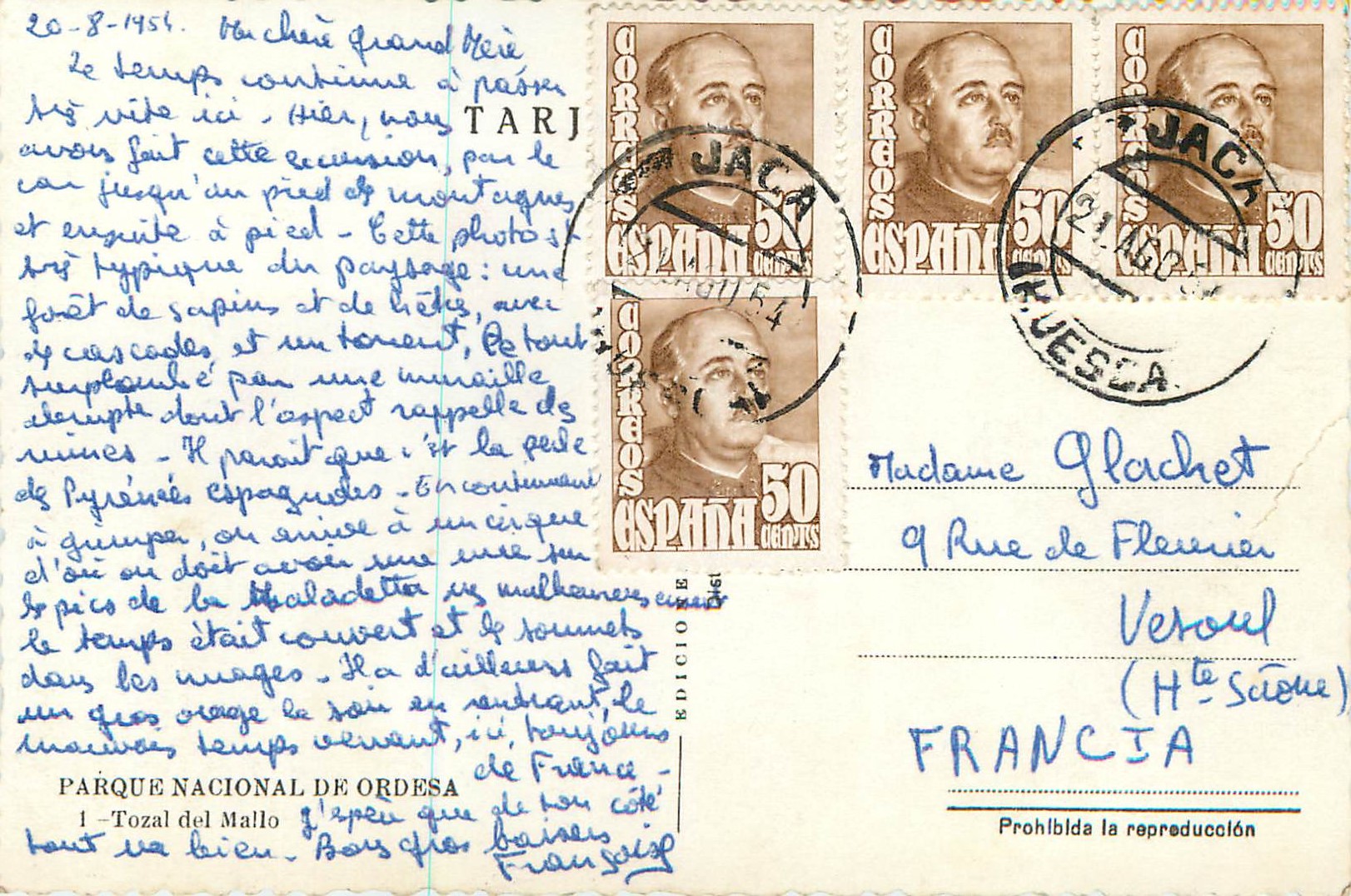 CPM Tozal del Mallo Parque National de Ordesa — Back