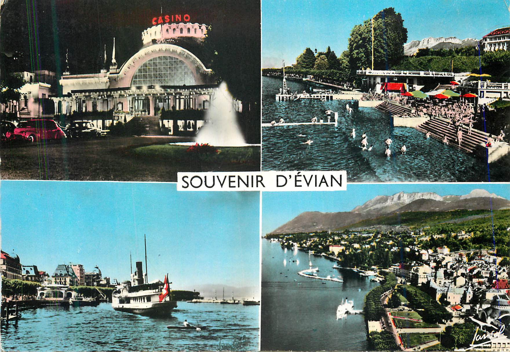CPM Souvenir d'Evian les Bains