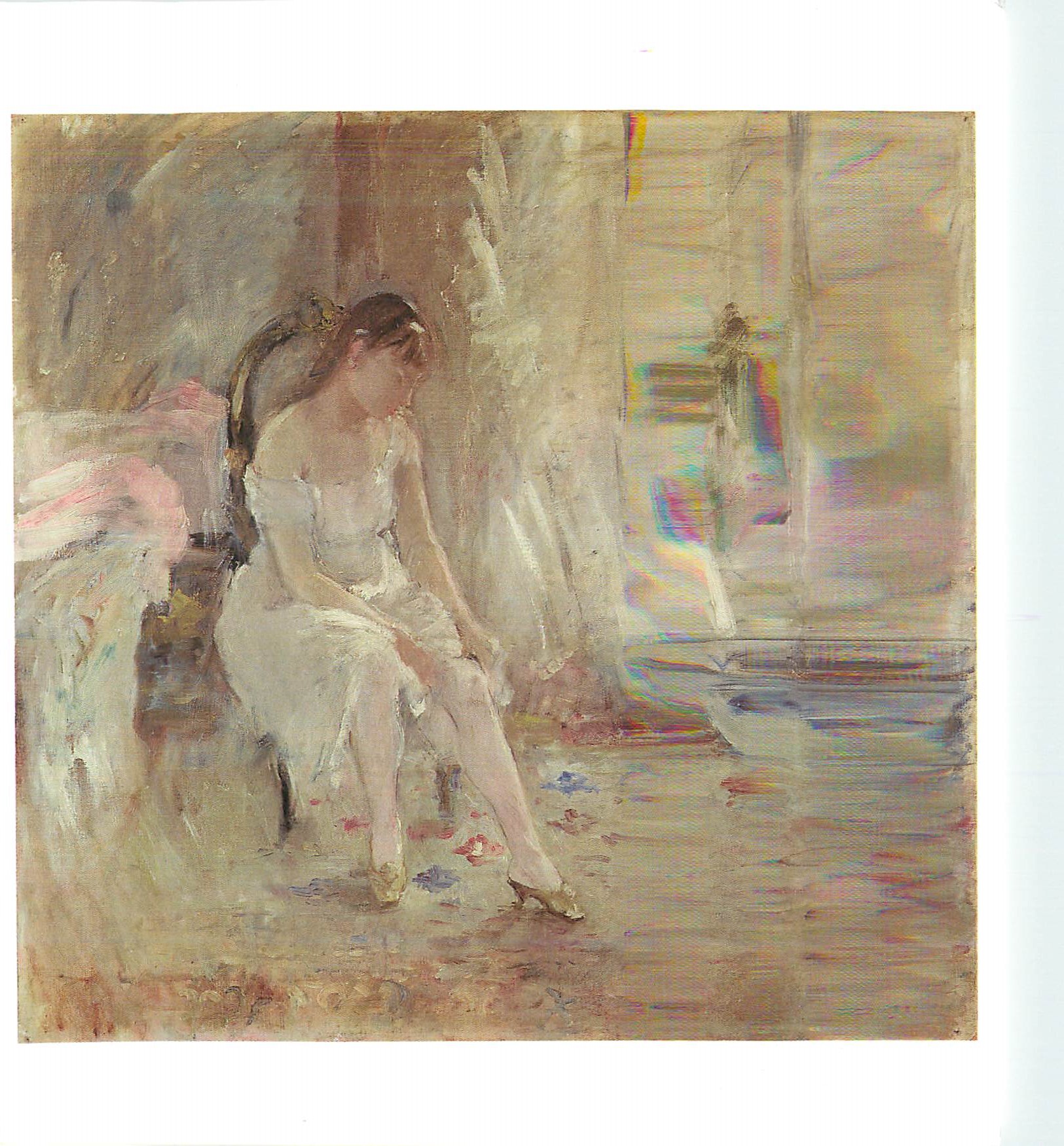 Femme s'habillant ou Jeune Fille mettant son bas — 1880 — Fondation Pierre Gianadda, Martigny