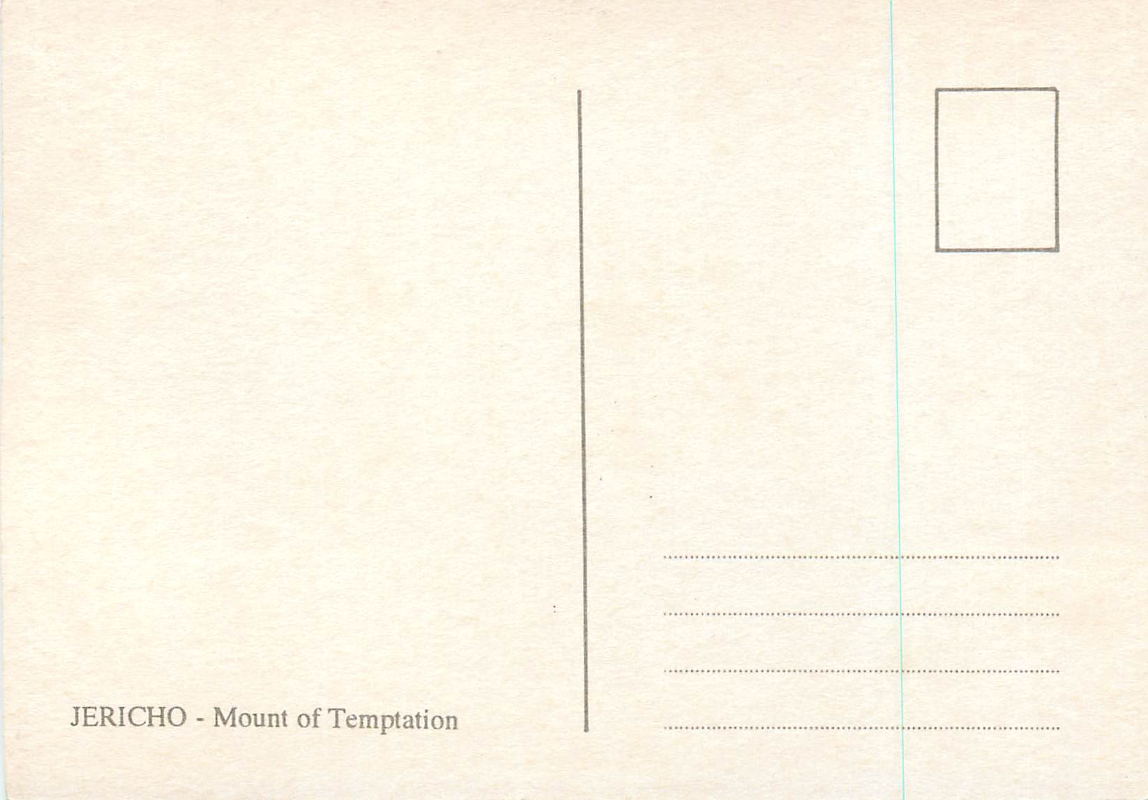 CPM Jericho Mount of Temptation — Rückseite