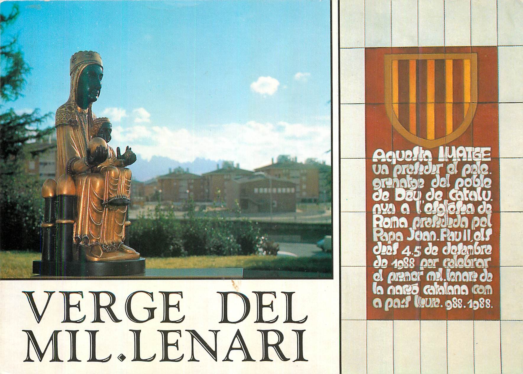 CPM Manresa Vista partial de la Balconada Verge del Mil Lenari